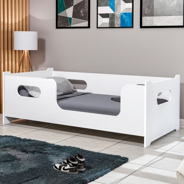 Cama Montessoriana Solteiro Encanto Branco - Gabrielli
