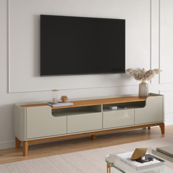 Rack ate 75" Flip 2.2 Off White/Cinamomo - PATRIMAR