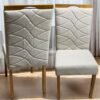 Kit 2 Cadeiras Safira Linho Bege 200 – WM DECOR