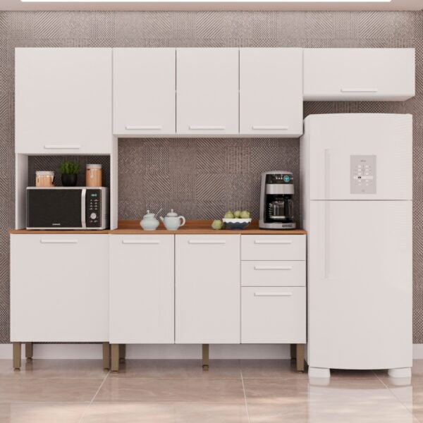 Cozinha Completa New Valência Branco - SALLÊTO