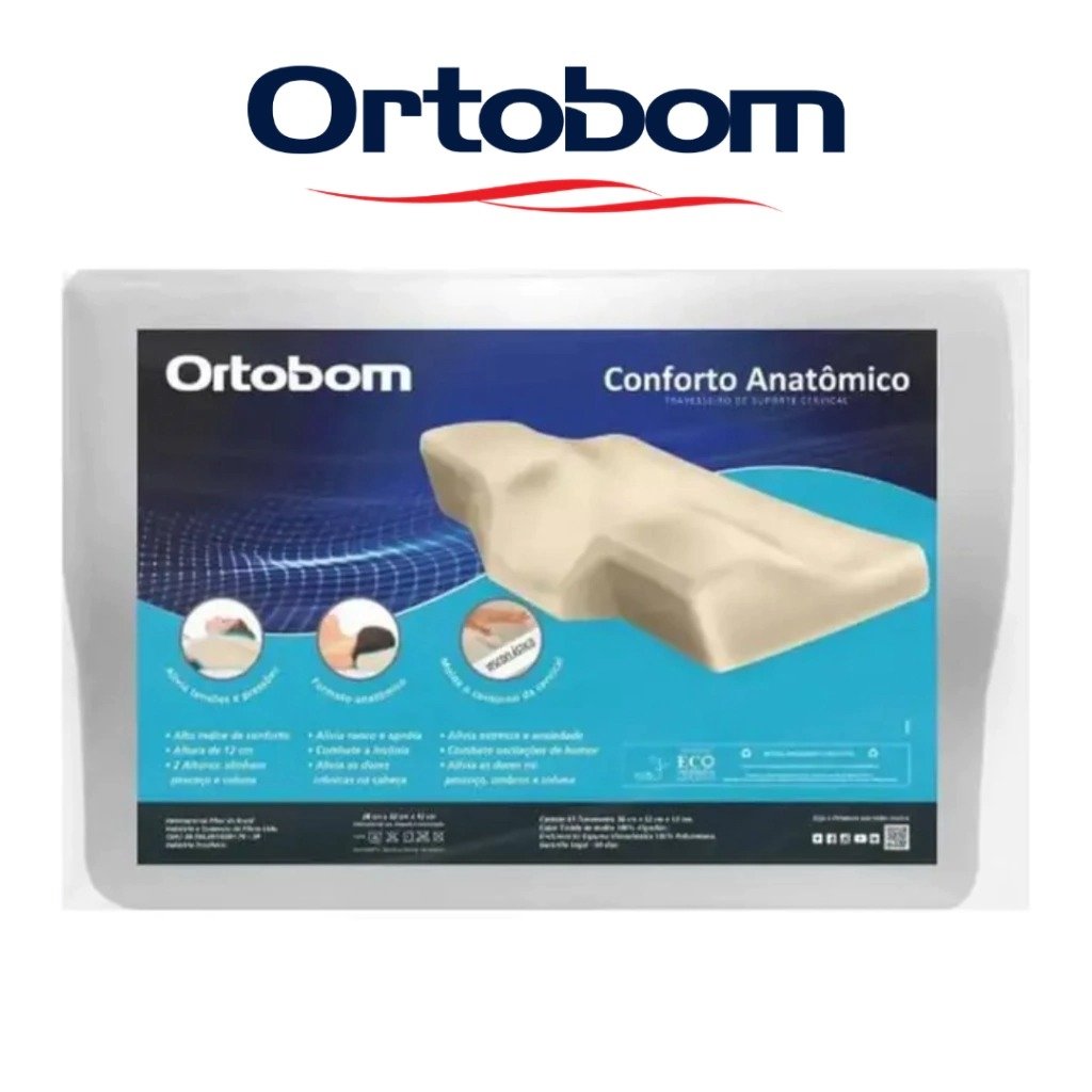 Travesseiro Conforto Anatômico - ORTOBOM