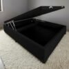 Base Box Casal Baú Corino Preto - ALTO NÍVEL CAMAS E COLCHÕES