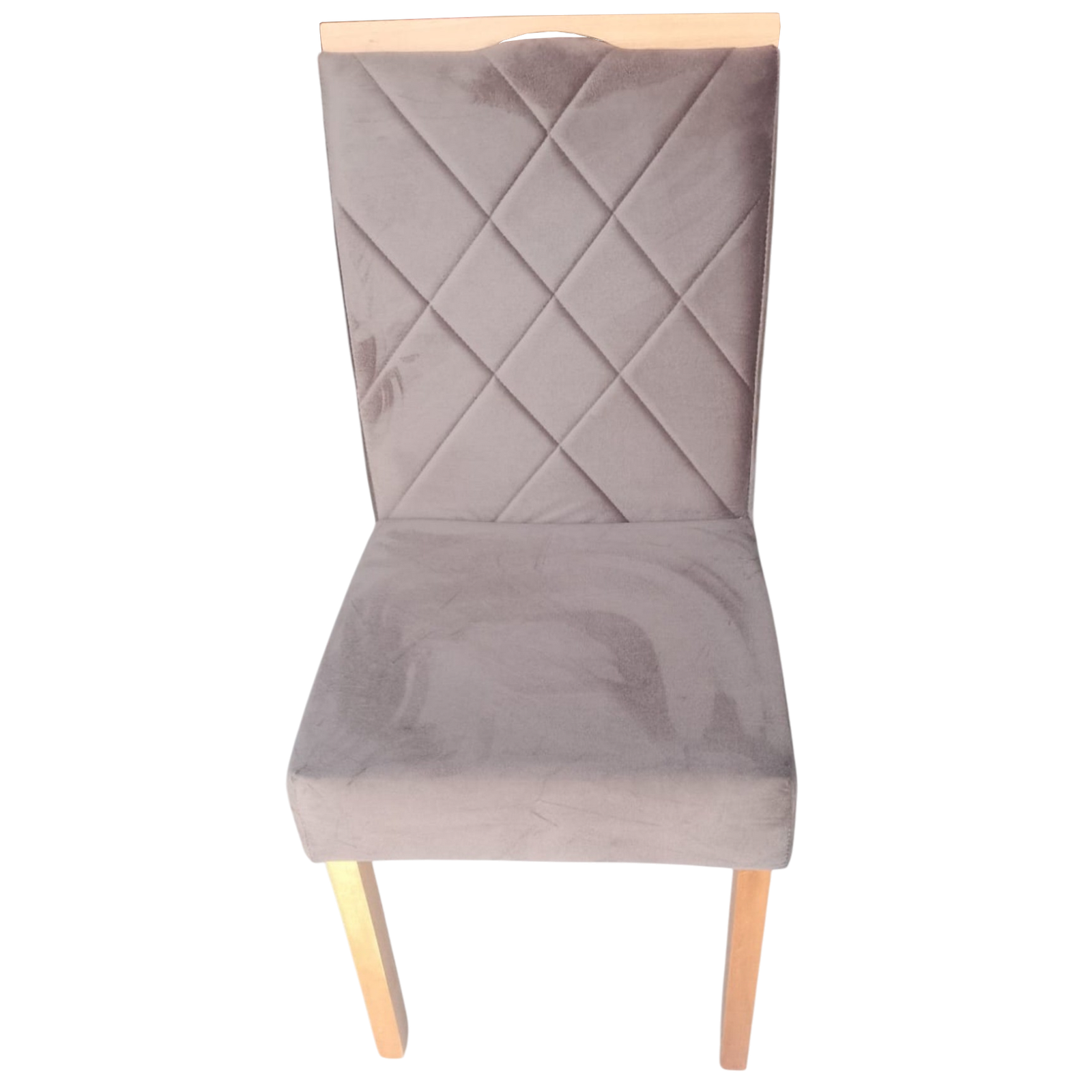 Kit 2 Cadeiras Califórnia Veludo Marrom 103 – WM DECOR - Imagem 3