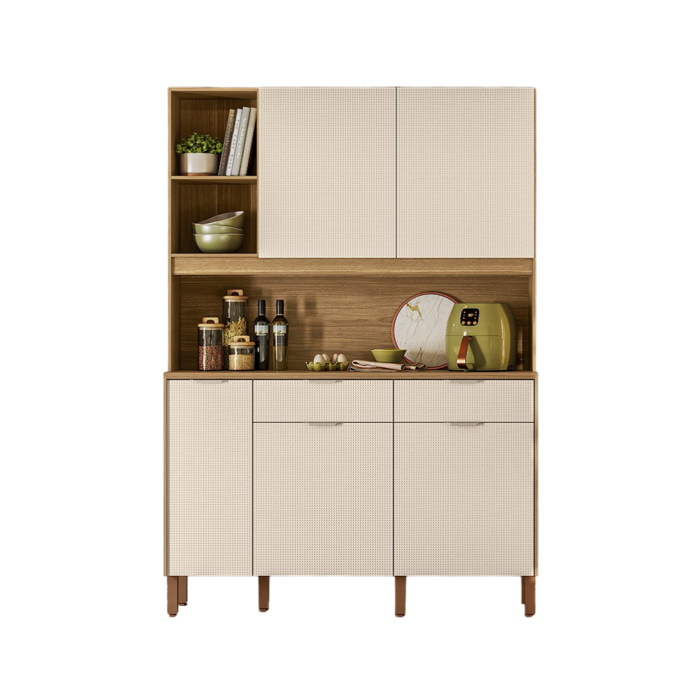 Kit Cozinha Flora 1,447 m Freijó/Soft - KIT'S PARANÁ - Imagem 5