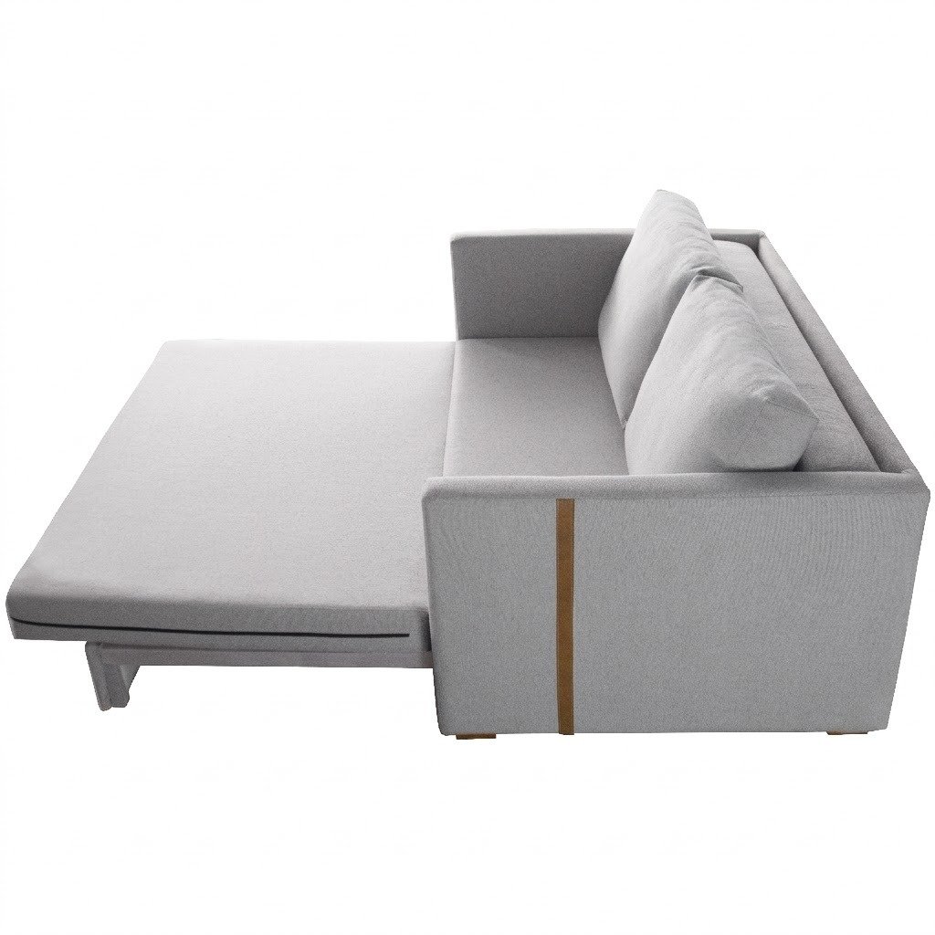 Sofá Cama Dominic Ref.49 1,40 m Linho Cinza 2502-B - LUXURY - Imagem 7