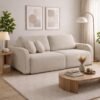 Sofá Cama Retrátil Bellagio 2,30 m Linho Bege 18 - CONFORT LAR ESTOFADOS