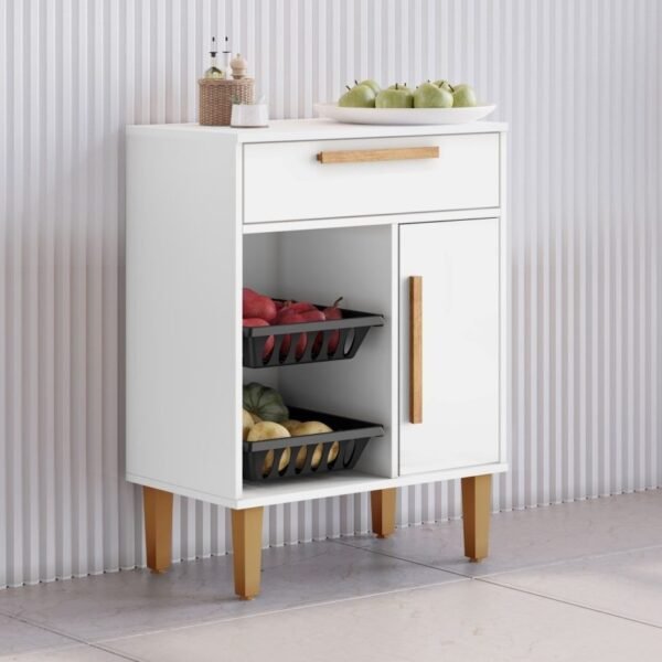 Fruteira Lorena Branco - KAIKI MÓVEIS