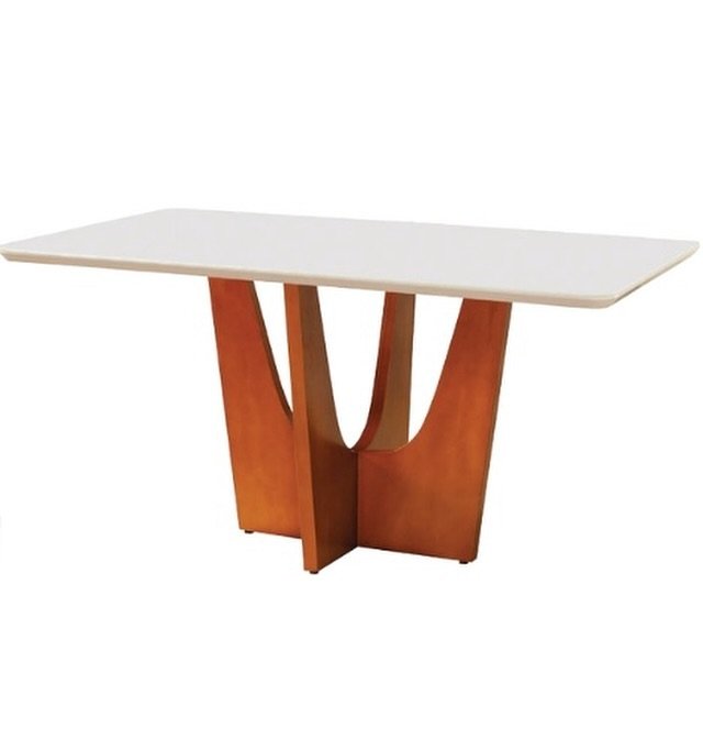 Mesa Bravia 180 Mel/Off White - MADESALA - Imagem 3