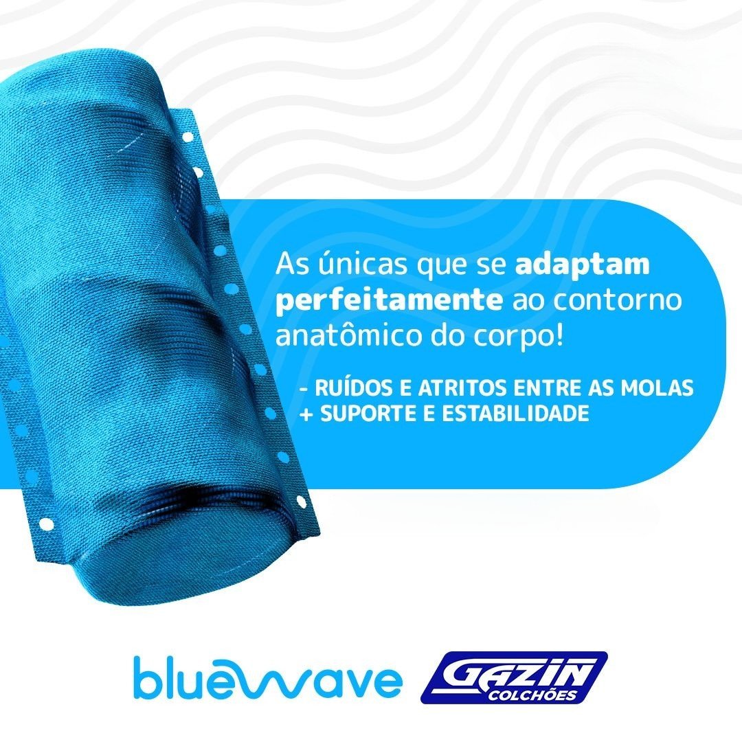 Colchão Casal Texas 29 cm D28 Molas Ensacadas + Base Simples Corino Marrom – GAZIN + ALTO NÍVEL - Imagem 4
