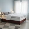 Colchão Casal New Freedom 32 cm D33 Molas Ensacadas + Base Simples Corino Marrom – ORTOBOM + ALTO NÍVEL