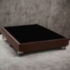 Base Box Casal Simples Corino Marrom - ALTO NIVEL CAMAS E COLCHOES