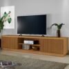 Rack até 75" Arezzo 2.2 Ripado/Naturale - MAVAULAR