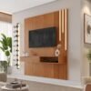 Painel até 55" Ímpetus (C/LED Cascata) + Nicho Naturale - MAVAULAR