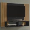 Painel até 47" Navi Preto/Ripado – BECHARA