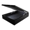 Base Box Casal Baú Corino Preto - BIOSTAR