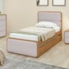 Cama Solteiro Loop com Auxiliar Amêndoa Clean - LOPAS