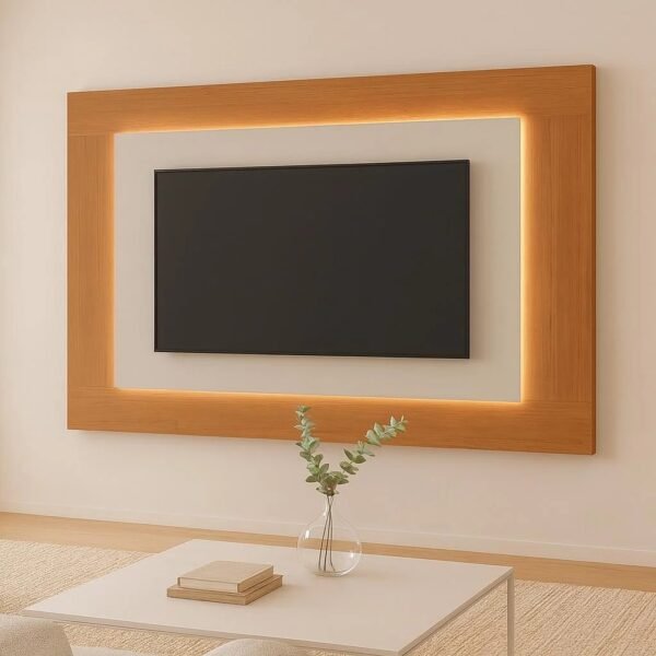 Painel até 65" Atenas Naturale/Off White - MAVAULAR