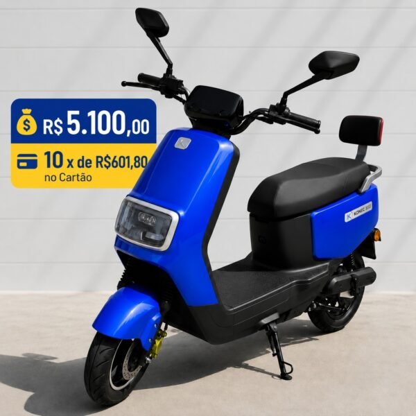 Moto Elétrica konec 800 Azul - KONECT MOTOS ELÉTRICAS