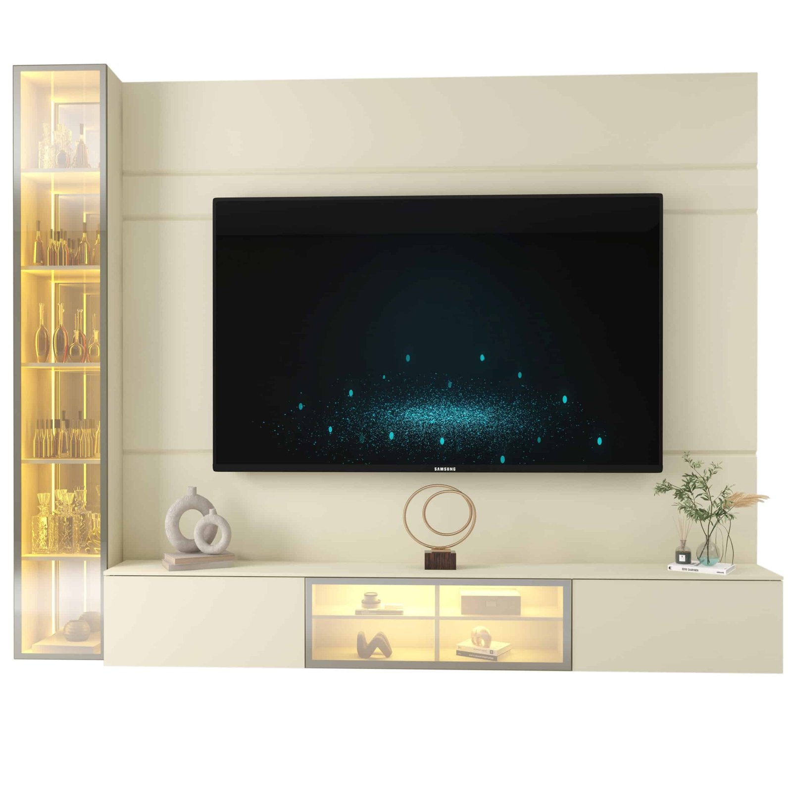 Home Suspenso até 85″ Luminare Reflecta com Uma Torre 255 Off White – GELIUS (ESPECIAL) - Imagem 5