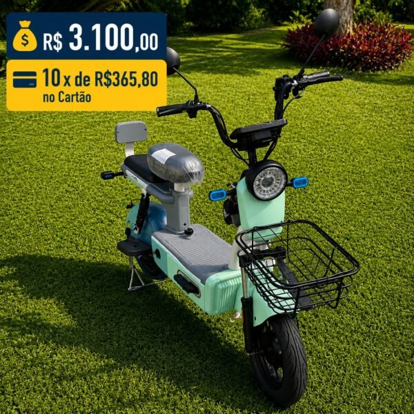 Moto Elétrica XB3 Verde - KONECT MOTOS ELÉTRICAS