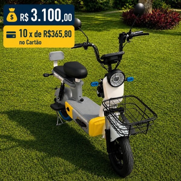 Moto Elétrica XB3 Amarelo - KONECT MOTOS ELÉTRICAS