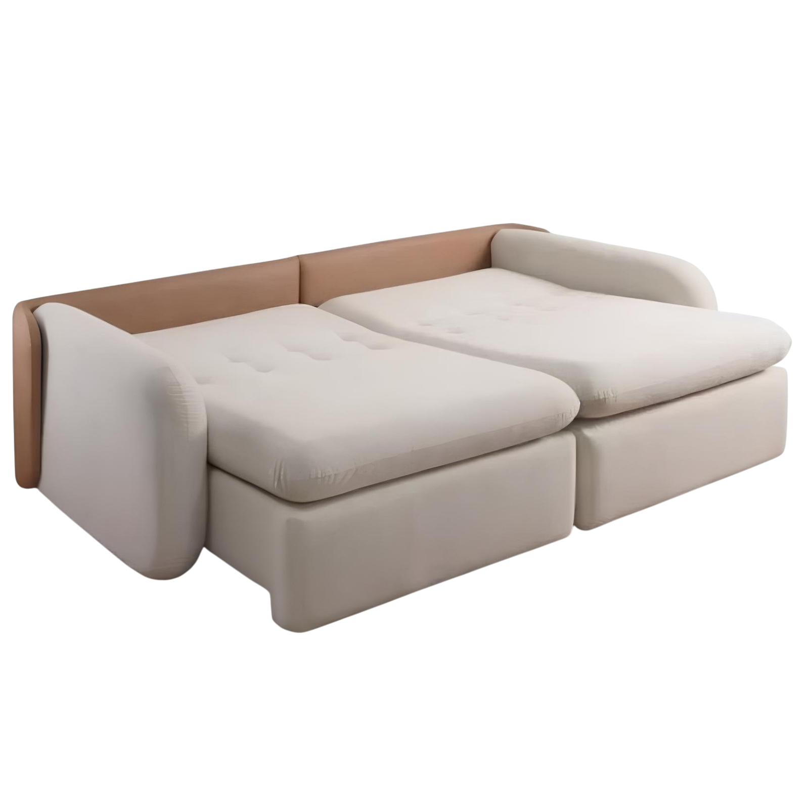 Sofá Cama Retrátil Organ 2,30 m Linho Bege 907 - DORA BELA - Imagem 7