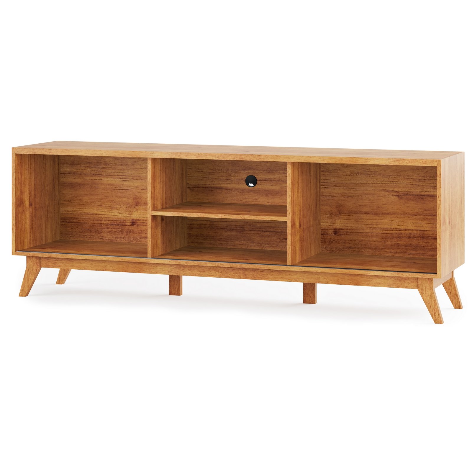 Rack até 75" One/Tesla Mel - VIERO MÓVEIS - Imagem 2