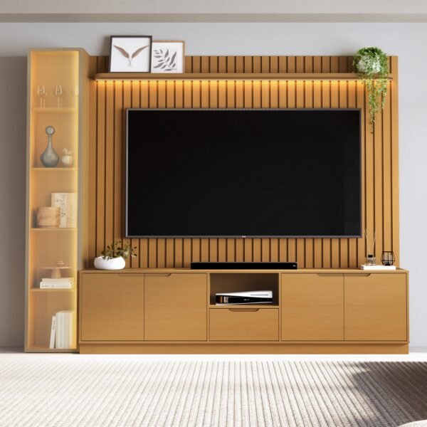 Home Tucumã Slim/Bancada 2.3 + Torre Modular 2.2 Nature – JB BECHARA (ESPECIAL)
