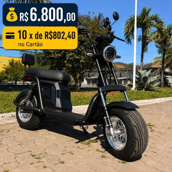 Moto Elétrica X16 1000W Preto - KONECT MOTOS ELÉTRICAS