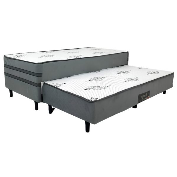 Cama Box Solteiro com Auxiliar Prestige com Pillow Top D28 - ECOTEC
