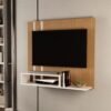 Painel até 43" Damasco Off White/Ripado - SAL MOVELARIA