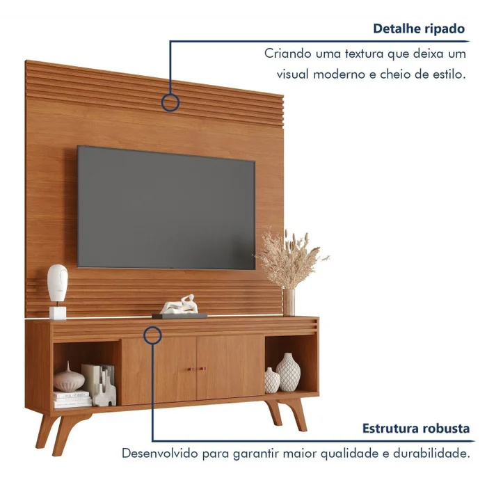 Rack Sevilha + Painel Sevilha – NATURALLE - Imagem 8