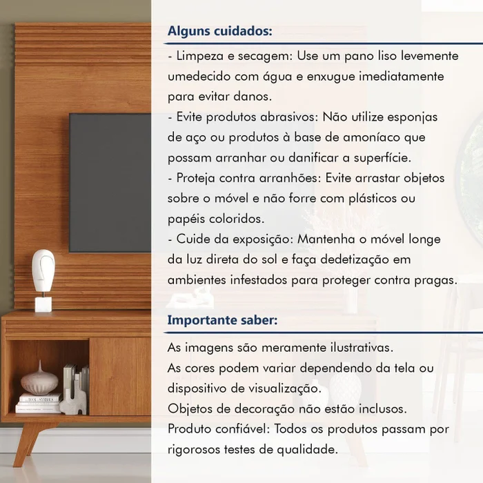 Rack Sevilha + Painel Sevilha – NATURALLE - Imagem 4