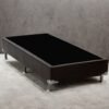 Base Box Solteiro Simples Corino Preto - ALTO NÍVEL CAMAS E COLCHÕES