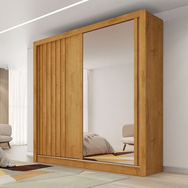 Guarda-Roupa 2 Portas Lugano 1,80 m Peroba - MOVEIS EUROPA