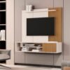 Home Suspenso até 43" Babilônia Off White/Ripado - SAL MOVELARIA