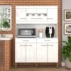 Kit Cozinha Laura K120 1,20 m Branco - FELLICCI