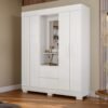 Guarda-Roupa Capelinha Isabely 1,491 m Branco - ACP MÓVEIS