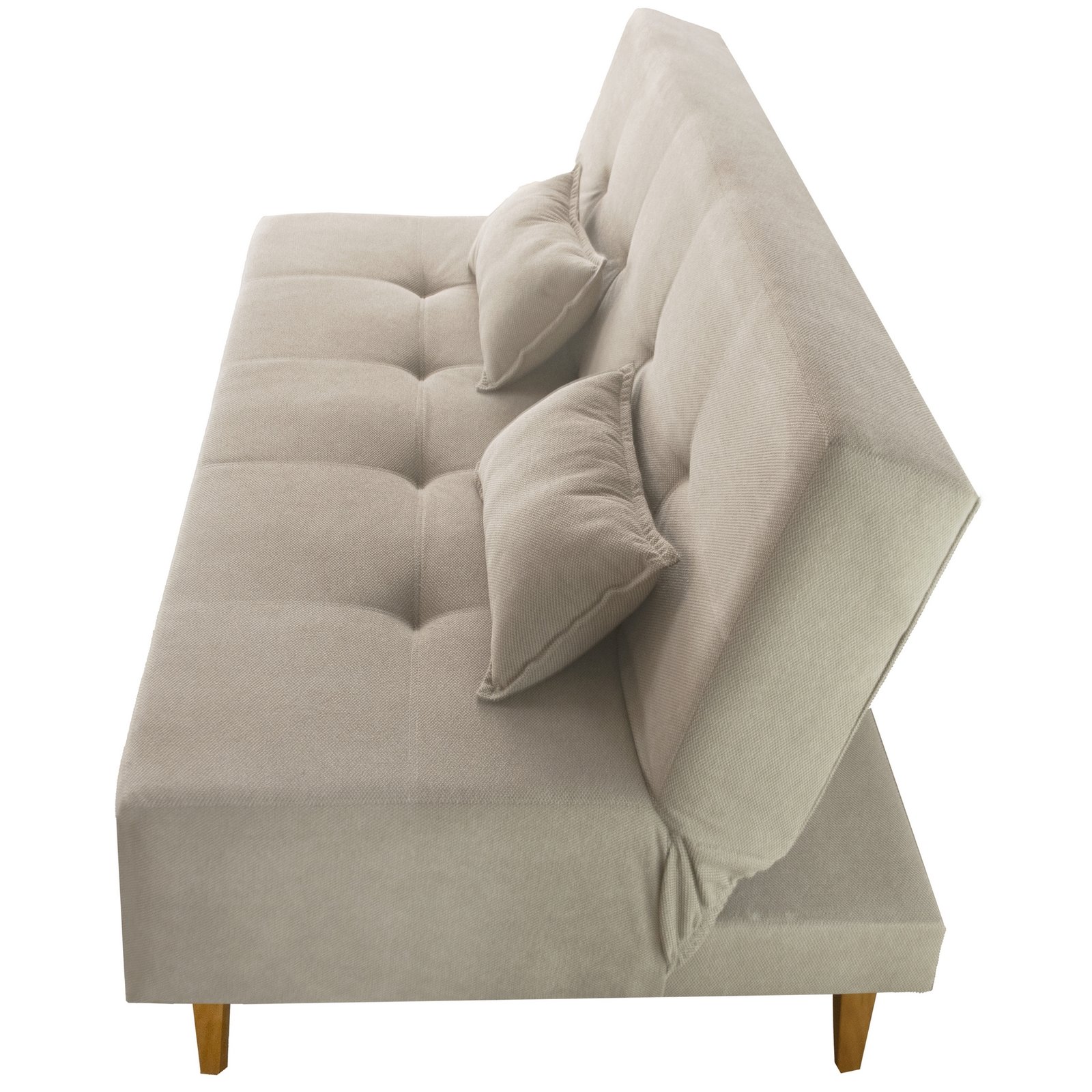 Sofá Cama Dallas Ref.48 1,81 m Linho Bege 2503-B – LUXURY - Imagem 3
