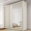 Guarda-Roupa 2 Portas Lugano 1,80 m Off White - MOVEIS EUROPA