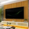 Home Suspenso até 85" Realce 2,225 m Naturale com Nicho Native Off White - GELIUS