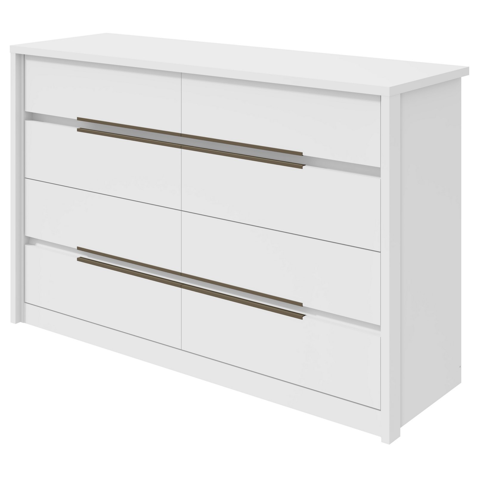 Cômoda 8 Gavetas Urban Branco – LOPAS - Imagem 4