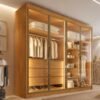 Guarda-Roupa 4 Portas Odessa 1,69 m Peroba - MÓVEIS EUROPA