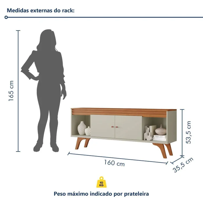 Rack Sevilha + Painel Sevilha – NATURALLE OFF - Imagem 12