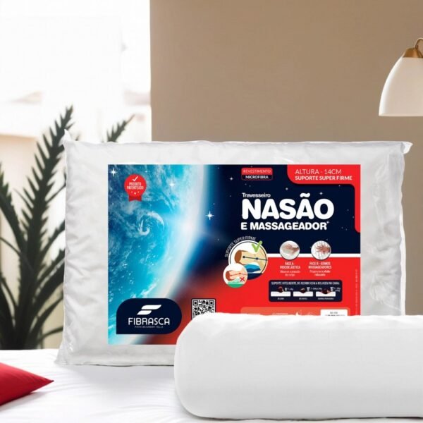 Travesseiro Nasão e Massageador 40x60x14 - FIBRASCA